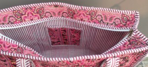 Sacs fourre-tout pour femmes, sacs fourre-tout en coton matelassé à imprimés floraux avec fermeture éclair - Sacs à main décontractés pour la plage et l'usage quotidien - Product Image 5