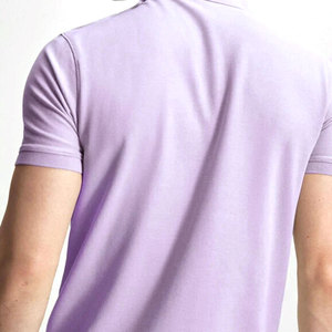 เสื้อโปโลผู้ชายขายส่ง ปักโลโก้ด้านหน้าได้ ผ้าผสมโพลีเอสเตอร์/คอตตอน ถักทอ ระบายอากาศได้ดี สไตล์ลำลอง แขนสั้น สีพื้น - Product Image 5
