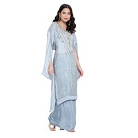 Salwar Kameez Churidar pyjama femmes indien ethnique dames robe de soirée Punjabi couture pelouse costume costumes brodés