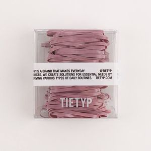 Coleteros TIETYP, Bandas Elásticas de Goma de Color Sólido, Minimalistas y Modernas para Uso Diario, Paquete para Mujer, Empaquetado en Cartón, Hecho en Corea - Product Image 4