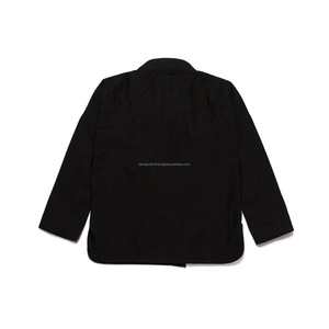 Kimono de Jiu-Jitsu noir personnalisé, qualité supérieure, 450 GSM, tissage perlé, 100% coton, uniforme brésilien de Jiu-Jitsu - Product Image 2