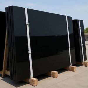 Granito Negro Absoluto Natural en Losa para Encimeras de Cocina, Pisos y Proyectos de Construcción de Primera Calidad - Product Image 1