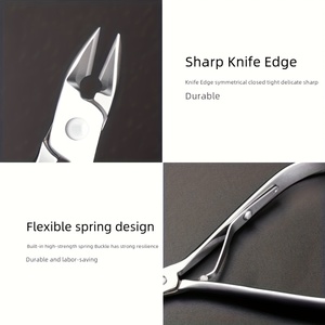 Sharp Edge Nail Clipper Cuticle Nipper Manicure Pedicure <b>Tool</b> for Dead Skin <b>Removal</b> Ergonomic Beauty Care Instrument - Product Image 4