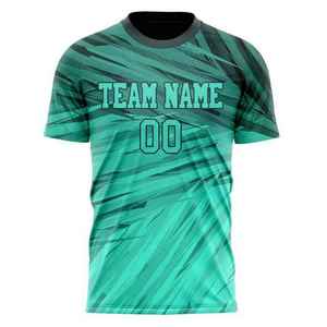 Camiseta de Fútbol Personalizada, Estilo Deportivo, Absorbe la Humedad, con Número y Nombre Personalizados, Tendencia Actual - Product Image 4