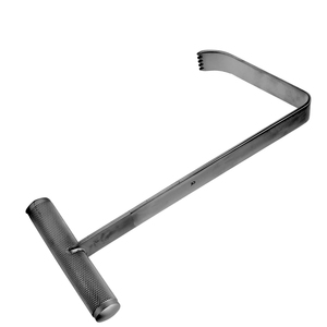 Retractor Quirúrgico Angulado con Mango en T de 7 Pulgadas (120 mm x 32 mm) de Acero Inoxidable, Instrumento Médico para Retracción de Tejidos - Product Image 5