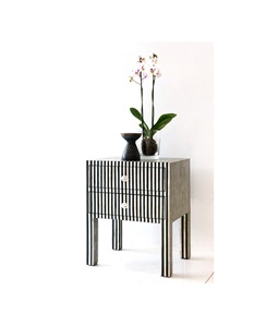 Tabouret Bohème en Os Incrusté, Mosaïque Artistique, Luxe Fait Main, Art Moderne, Design Antique, Bar Mitzvah, Taille Personnalisée, Meuble de Rangement - Product Image 6