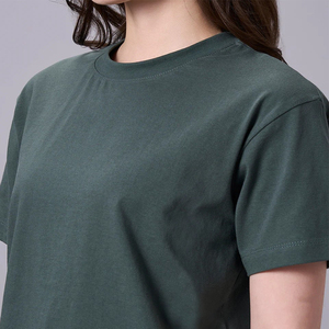Camisetas de Verano para Mujer al por Mayor con Logotipo Personalizado, Corte Recto, Manga Corta, Secado Rápido, Transpirables, Sólidas, Informales - Product Image 5