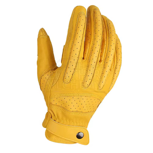 Gants de conduite en cuir de vachette pleine fleur de haute qualité pour hommes – Équipement d'extérieur authentique pour adultes, idéal pour l'hiver et l'usage quotidien - Product Image 5