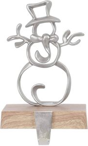 Christmas <b>Stockings</b> with Reindeer Design Gold Metal <b>Stocking</b> <b>Holder</b> and Decorative Hooks On-Sale for Birthday Parties Decor - Product Image 4