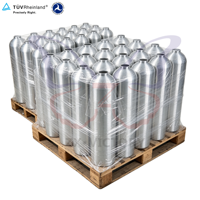 Cylindre de CO2 ZX TPED 1800psi 200bar haute pression, grande capacité 30/40/50L, réservoir de dioxyde de carbone vide avec certification complète