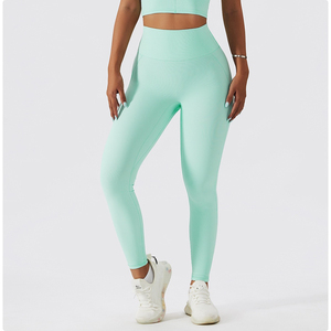 Leggings de Cintura Alta para Mujer, Transpirables, de Algodón y Fibra de Bambú, Ajuste Delgado, Alta Calidad, Nuevo Modelo, de Fabricante Profesional - Product Image 5