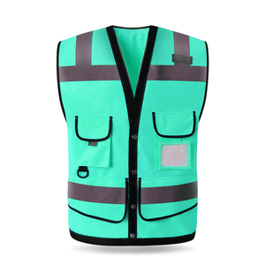 Vêtements de sécurité personnalisés, gilet de sécurité haute visibilité en coton et polyester, fabriqué au Pakistan, gilet de sécurité de qualité. - Product Image 2