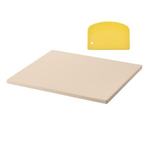 Grande Pietra per Pizza Rettangolare in Cordierite 16 X 14 X 0,6 Pollici, Resistente al Calore fino a 1450 Fahrenheit, Utensile per Cuocere la Pizza - Product Image 1