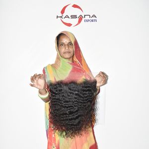 Extensiones de Cabello Humano con Encaje HD 13*6, Ondulado Profundo, Doble Trama, Cabello Indio Natural sin Procesar, Cutícula Alineada, Venta al por Mayor - Product Image 5