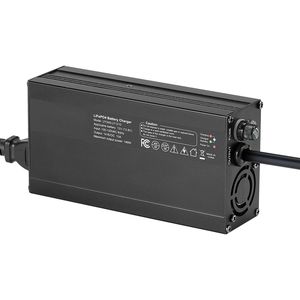 Caricabatterie Intelligente 12V 10A per Batterie al Litio LiFePO4 14.6V AC-DC con Connettore Anderson, Indicatore LED e Attivazione a 0V - Product Image 1