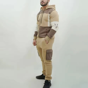 New Arrival Men Summer Tracksuit Fashion 2 Piece <b>Set</b> Breathable Cotton Causal T-Shirt Printed Tracksuit Outfit With Custom Logo - Product Image 1