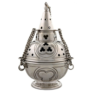 Black Iron Incense <b>Burner</b> With Lattice Design Religious Use All-Season Decorative Dhoop Dani Incense Holder On Sale - Product Image 2