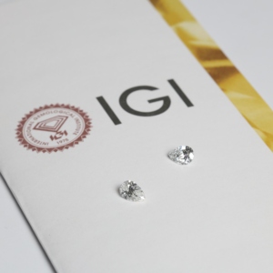 Diamante de Laboratorio con Corte en Forma de Pera, 0.55 Ct, Color E, Claridad VS1, Pulido, HPHT, Grado IGI, para Fabricación de Joyería - Product Image 4