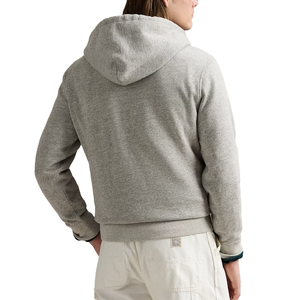 Sweat à capuche graphique pour homme en mélange de coton et polaire, coupe décontractée, imprimé personnalisé, fabricant OEM ODM de marque privée haut de gamme - Product Image 3