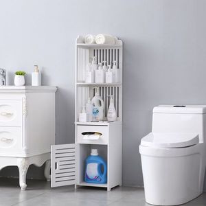 Mensola Angolare Moderna (30x30x120cm) Semplice e Regolabile in Plastica con Finitura Spazzolata per Bagno, Cucina e Doccia - Product Image 6
