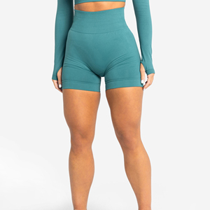 Pantalones Cortos Deportivos de Algodón para Mujer con Estampado Atlético, Cintura Elástica, Transpirables, Novedad al por Mayor 2026 - Product Image 3