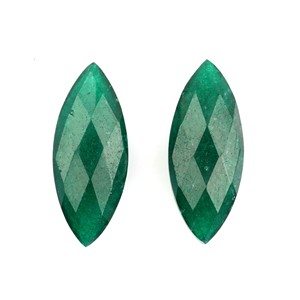 Piedra Preciosa Sintética de Esmeralda Facetada en Forma de Marquesa de 6x18 MM, Cuarzo Verde Creado en Laboratorio, Piedra de Nacimiento, Joyería Curativa - Product Image 2