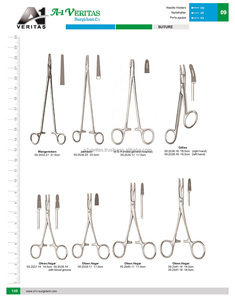 Porte-aiguilles chirurgicaux en acier inoxydable A-1 VERITAS Jamison de qualité supérieure, instruments de suture réutilisables, ensemble d'instruments CE - Product Image 6