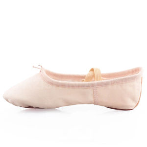 Chaussons de ballet souples professionnels unisexes pour adultes Custom BS-101, dessus en PU, semelle extérieure en cuir véritable, talon plat, semelle rigide - Product Image 5