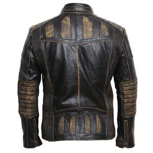 Chaqueta de Cuero Genuino Personalizada para Hombre 2026, Impermeable, Transpirable, Anti-UV, Cuello Mao, Invierno, Alto Rendimiento y Calidad - Product Image 4