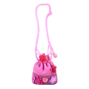 Stripe Felt Flower <b>Drawstring</b> <b>Backpack</b> Unique Design for Stylish Storage - Product Image 2