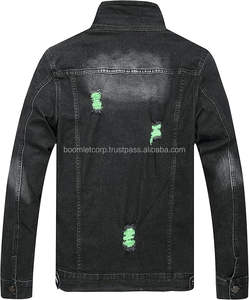 Chaqueta de mezclilla transpirable de alta calidad para hombre Boomletcorp, superventas, soporte personalizado, secado rápido, completamente desstrached para invierno - Product Image 2