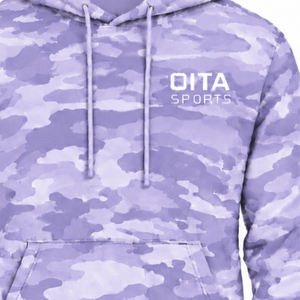 เสื้อฮู้ดดี้ลายพรางสีลาเวนเดอร์สำหรับผู้ชาย สไตล์ลำลอง มีกระเป๋าหน้าและปลายแขนแบบริบ  แฟชั่นสปอร์ต - Product Image 6