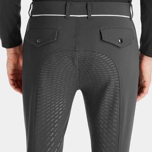 Pantalon d'équitation gris foncé pour homme, nouveau design, avec poches latérales et arrière, coupe ajustée, pantalon d'équitation à prix réduit - Product Image 5