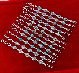 Multi Color Crystal <b>Bracelet</b> Natural <b>Gemstone</b> Silver Plated Handmade <b>Bracelet</b> For Women Wholesale Jewelry - Product Image 6