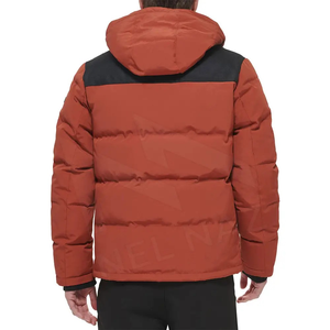Dernier modèle de veste matelassée légère imperméable pour homme North-Face, col montant, emballage personnalisé, pour l'hiver - Product Image 5