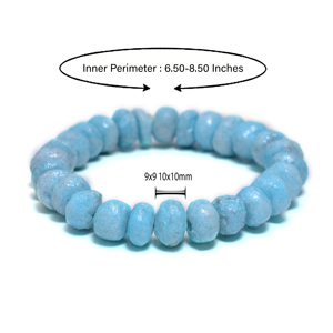 Pulsera Clásica Facetada de Moldavita Natural y Feldspato, Plata de Ley 925, Gema Hecha a Mano, Alta Calidad, Moda para Aniversario - Product Image 2