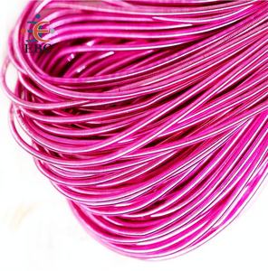 Vente en gros de cuivre lisse rond de qualité supérieure broderie à la main fil métallique fin français lingot d'or - Product Image 3