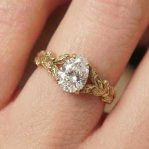 Art Deco Moissanite 2CT Pear Cut Diamond Promise <b>Ring</b> original 925 <b>Silver</b> Romantic Party Gift for Lovers Charms - Product Image 2
