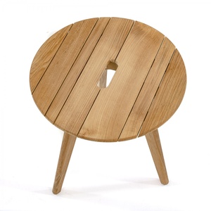 Mesa de Comedor Redonda de Madera, Estilo Escandinavo, Diseño Moderno, Muebles de Madera Maciza Estables para el Hogar - Product Image 2