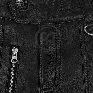 Pantalon en cuir pour homme, prix de gros, fabriqué à bas prix, imperméable et respirant, pour adultes - Product Image 3