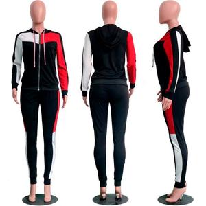 Ensembles de sweats à capuche et de pantalons de survêtement pour femmes avec logo personnalisé vêtements d'entraînement de fitness survêtements à capuche pour femmes - Product Image 1