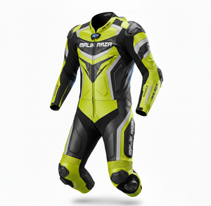 Traje de Carreras MALIK RAZA con Deslizador de Titanio |   Reductor de velocidad aerodinámico |   Ropa de Seguridad para Motociclistas Personalizada 2026 - Product Image 4