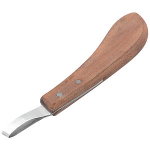 Cuchillo para pezuñas con mango de madera y acabado mate, instrumento veterinario de alta demanda, precio competitivo, bajo MOQ - Product Image 1