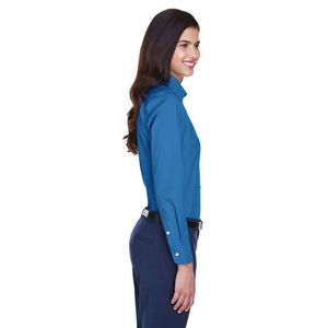 Blusas y Camisas para Mujer, Colección Crown Woven, Oxford Sólido - AZUL CLARO-S - Product Image 6
