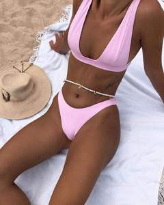 Custom Beach Wear Crochet Three Pieces Animal Print Cover up Designer <b>Bikini</b> Woman Thong <b>Plus</b> <b>Size</b> Fitness Swimwear for Women - Product Image 2