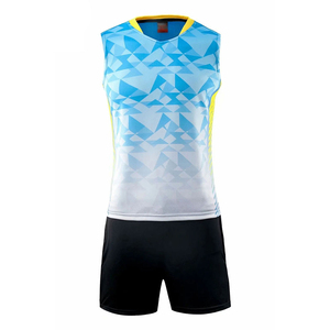 High Quality Printed Custom Team New Design Unisex Custom Logo <b>Volleyball</b> Uniform <b>Sets</b> 100% Polyester <b>Volleyball</b> uniform - Product Image 1