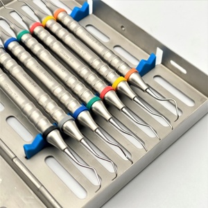 Curettes dentaires en acier inoxydable, outil professionnel d'hygiène buccale pour les cliniques dentaires et les interventions chirurgicales - Product Image 3