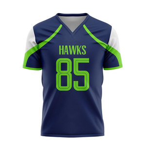 Camiseta de Fútbol Sublimada Cougar 66, Unisex, Cuello en V, Media Absorción de Humedad, Poliéster, Ropa Deportiva para Adultos, Personalizada con Impresión Frontal - Product Image 3