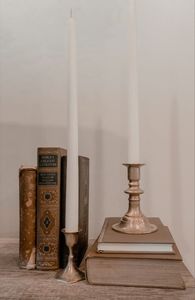 Brass Candelabra With Three Arms Cylindrical Shape Durable Design For Home Decoration - Product Image 3