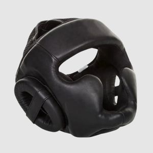 Casque de protection professionnel noir pour MMA et boxe, en PU, pour arts martiaux et sparring, OEM - Product Image 2
